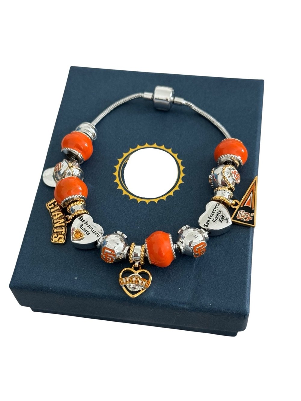 Bradford Exchange SF Giants 2012 WS Charm Bracelet